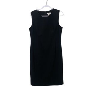 Calvin Klein Black Sleeveless Sheath Dress Size 12 | Classic Workwear Timeless
